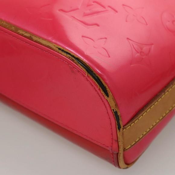 LOUIS VUITTON Monogram Vernis Sullivan Vertical Bag Pink M91259 LV Auth 116784 - Picture 14 of 16